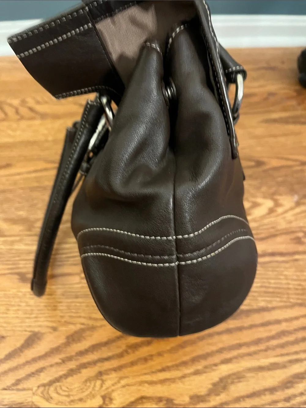 COACH SOHO F10913 Vintage Brown Cowhide Leather Satchel